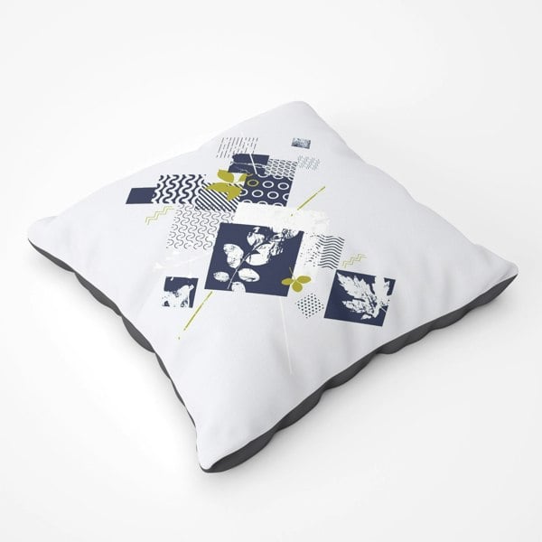 Warren Reed Abstract Botanical Floor Cushion