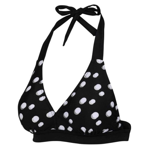Regatta Womens/Ladies Flavia Polka Dot Bikini Top - Black/White - 