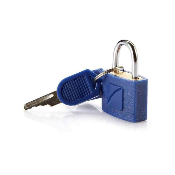 Travel Blue 2x Luggage Locks with Key – Colorful Padlock Set for Suitcases & Travel Bags