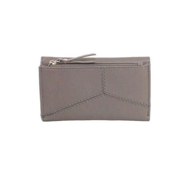 Eastern Counties Leather Paloma Polka Dot Leather Purse - Taupe - 