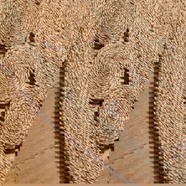 Nova Natural Circle Rug – Handwoven Round Jute Rug