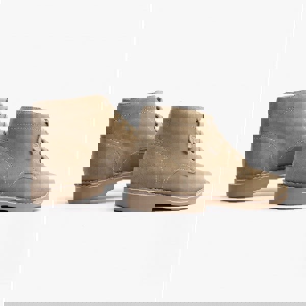 Popps RANGER Mens Desert Boots Taupe