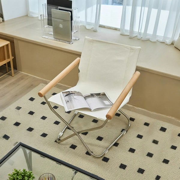 Weilai Concept Kato Foldable Armchair, Stainless Steel