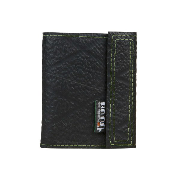 Reiga Velcro Recycled Rubber Vegan Wallet by Paguro Upcycle