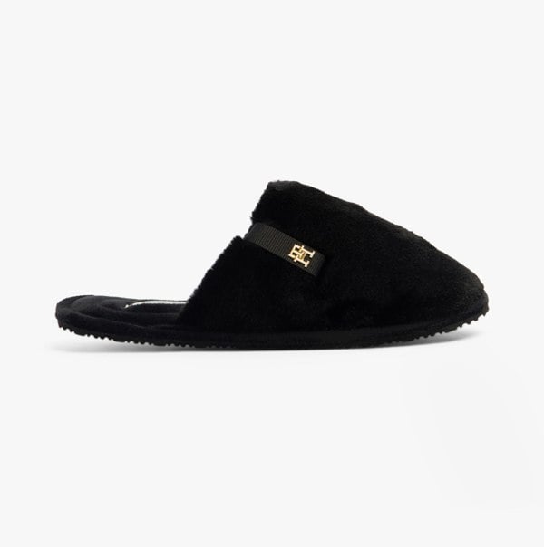 Tommy Hilfiger COMFORT HOME SLIP Womens Mule Slippers Black