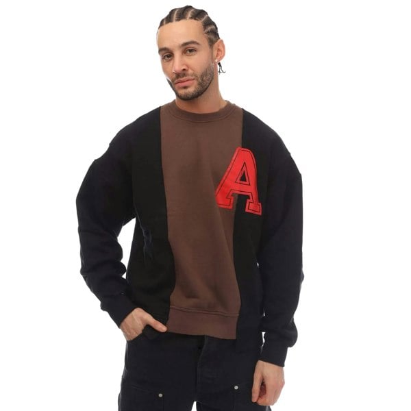 Ambush Unisex Adult Varsity Crew Neck Sweatshirt - Black