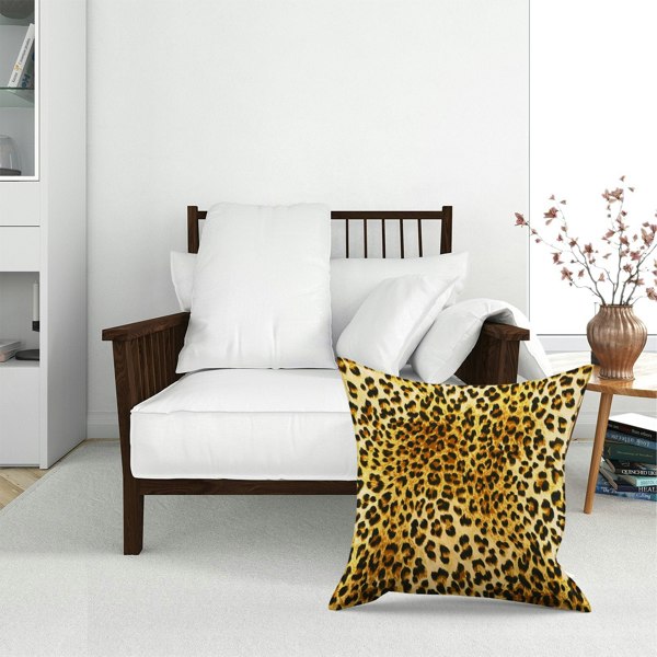 Warren Reed Wild Animal Pattern Floor Cushion