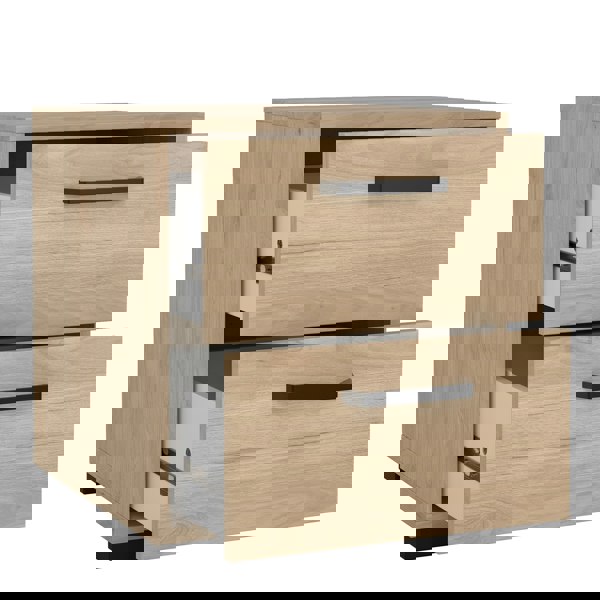 Furniture To Go Sofia Nightstand 2 Drawers Jackson Hickory