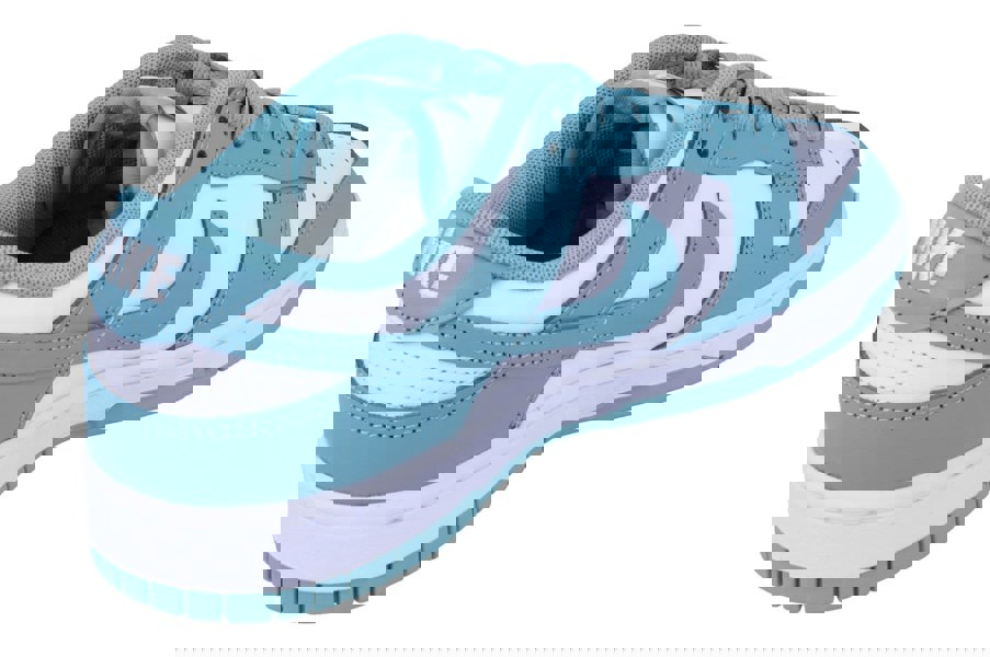 Nike Dunk Low Retro Mens Trainers Dv0833  106 - White Denim Turquoise 106 - Photo 2