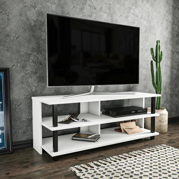Decorotika Pueblo Modern Tv Stand TV Cabinet for TV's up to 55"