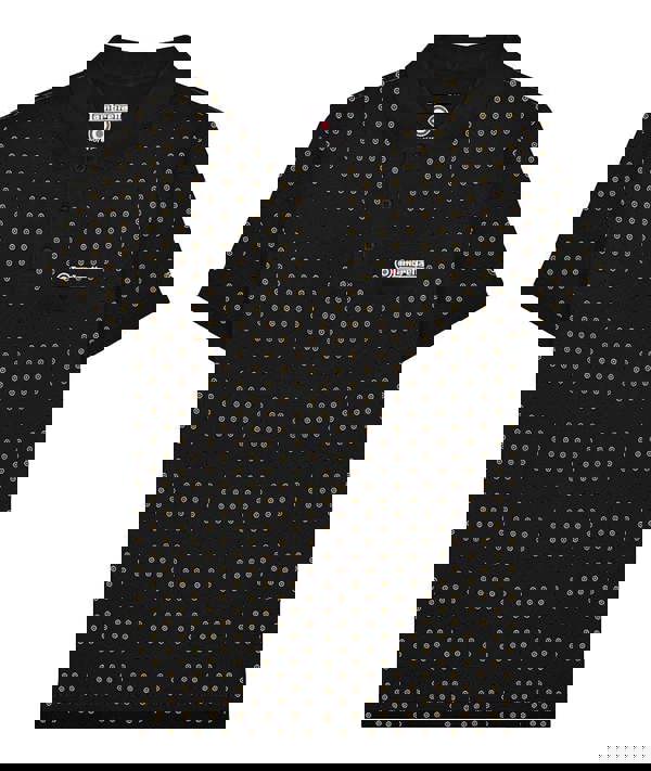 Lambretta Mens Smart Casual Retro All Over Print SKA Polo Shirt