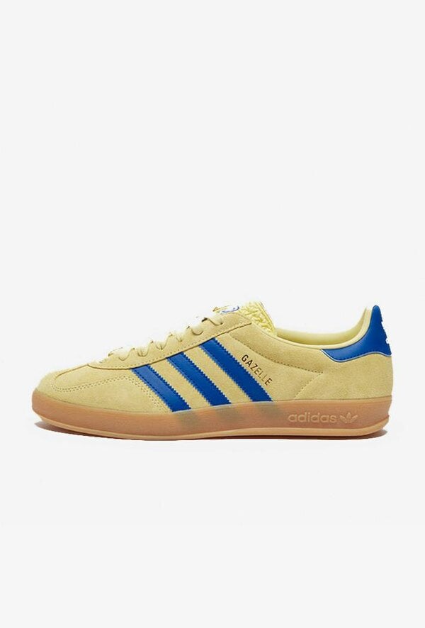 Adidas Originals Gazelle Indoor Trainers - Yellow/Blue