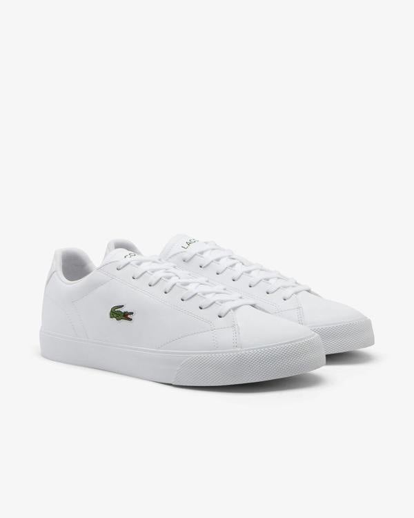 Lacoste Lerond Set Men Vulcanised Trainers - White/White 21G | CHO | Designer Mens Trainers