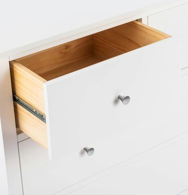 Statement Furniture Edward Hopper Chest of Drawers 2 Over 2 Drawer Modern Wooden Storage Assembled