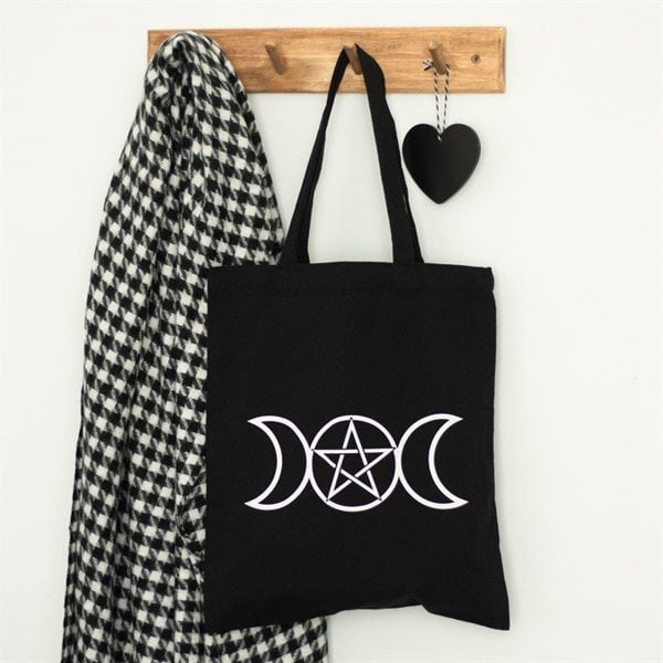 Serano Triple Moon Polycotton Tote Bag
