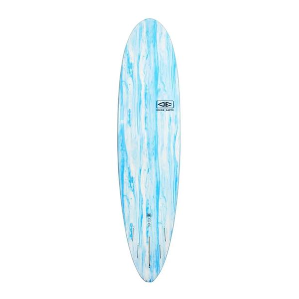 Ocean & Earth Happy Hour Epoxy Softboard Surfboard 7'0" Sky - Sky Blue - 7'0