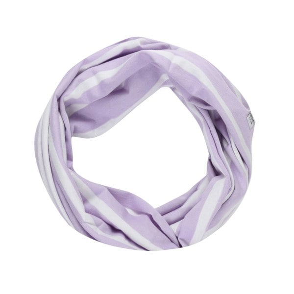 Regatta Womens/Ladies Shaila Striped Jersey Scarf - Pastel Lilac/White