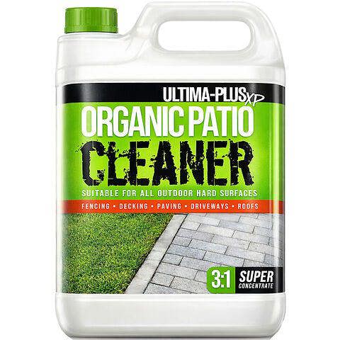 Ultima Plus XP Ultima-Plus XP Organic Path and Patio Cleaner Concentrate Fluid Completely Safe for Pets and Children, Decking and Fencing 5L