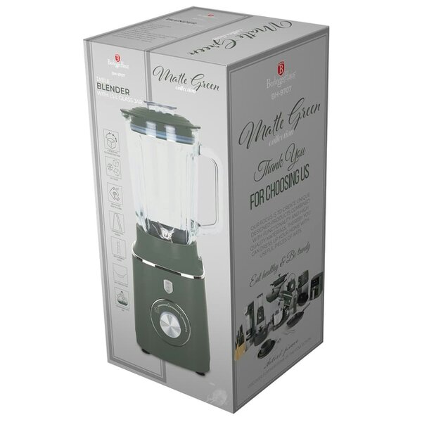 Berlinger Haus Table blender with 1,5 L Berlinger Haus BH9707 Matte Green