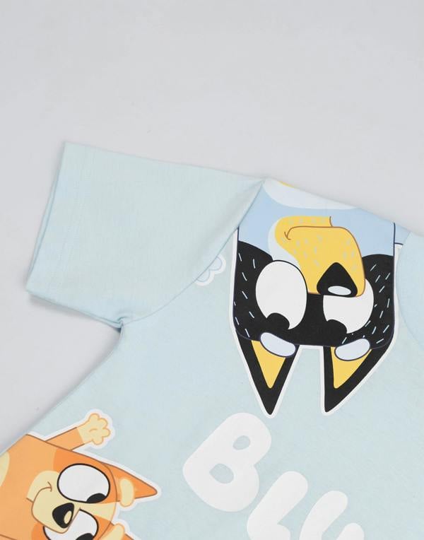 Vanilla Underground Bluey Boys Multicoloured Character Multi-Pack of 2 Long Leg Pyjama Set