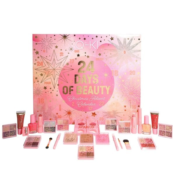 Q-Ki 24 Days of Beauty Makeup Advent Calendar 24pcs