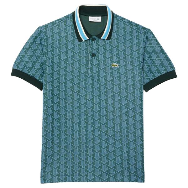 Lacoste DH1417 Jacquard Monogram Polo