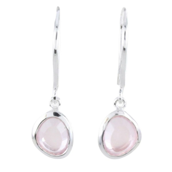 Birthstone Sterling Silver Drop Earrings - Reeves & Reeves