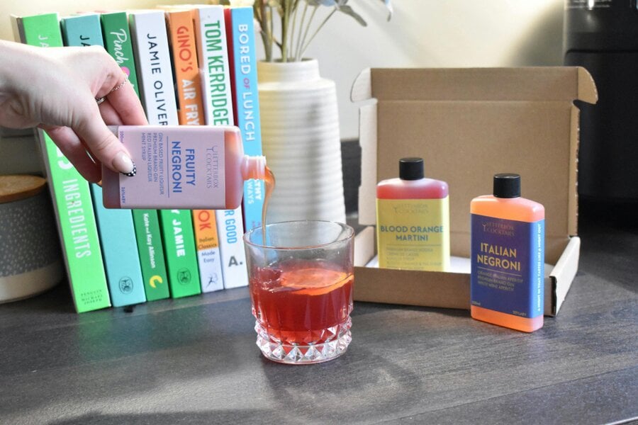 Letterbox Cocktails Fruity Negroni Mini Cocktail (100ml) | Premium Letterbox Cocktail Gift