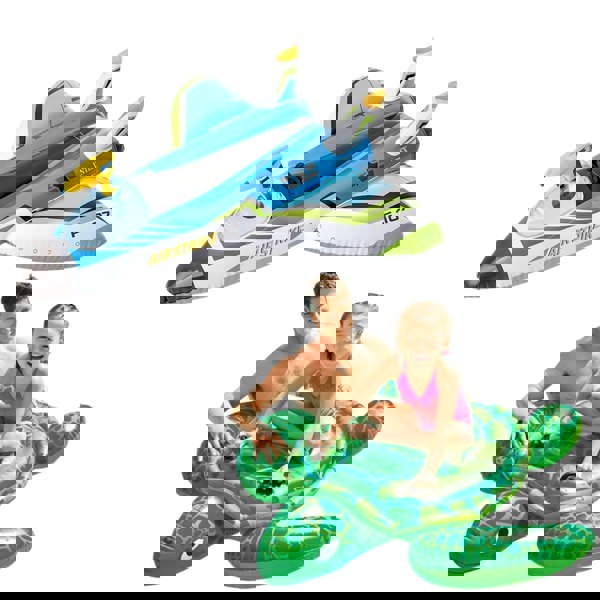 Intex Water Gun Plane and Lil' Sea Turtle  Ride-On