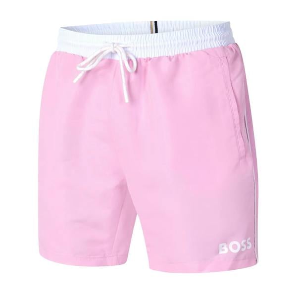 Boss Mens Starfish Swim Shorts - Light Pink - 