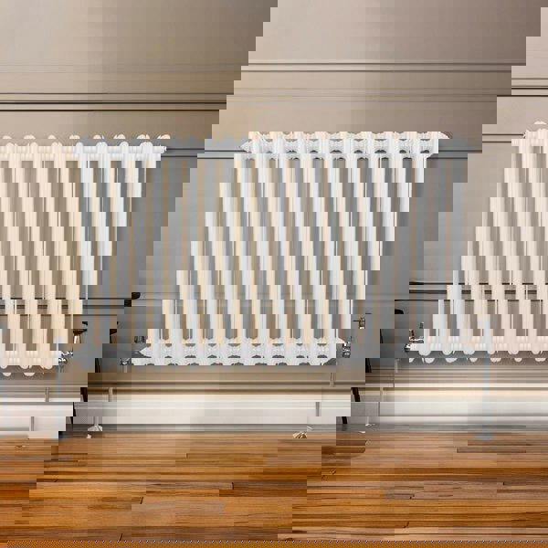 Monstershop Traditional 2 Column Radiator - 600 x 1012mm - White