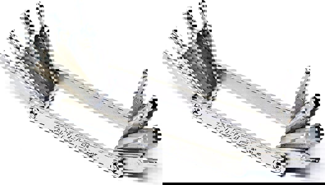 Awe 8 Piece CR-V Special Hardened Steel Bike Micro Multi Function Pocket Tool Extra Thin