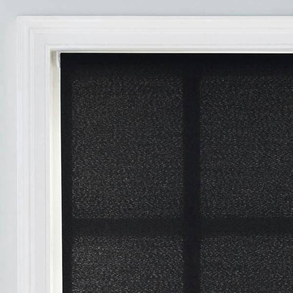 A.Unique Home Trimmable Daylight Roller Blind - 4FT - BLACK - 120cm(W) x 170cm(L)