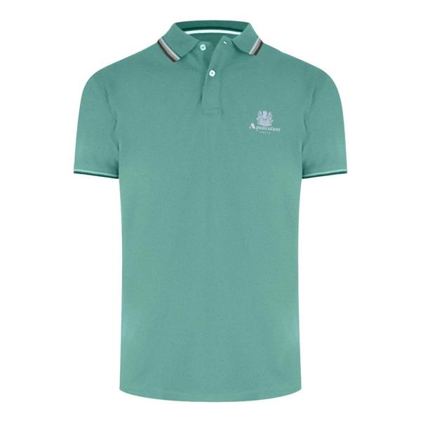 Aquascutum Active Cotton Polo Salvia