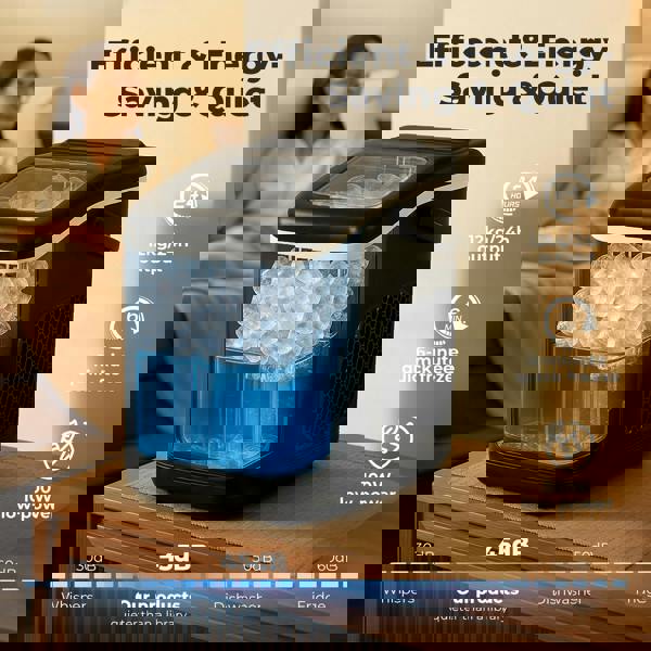 Spector Countertop Ice Cube Maker Machine 12Kg Automatic 2 Size Self Cleaning