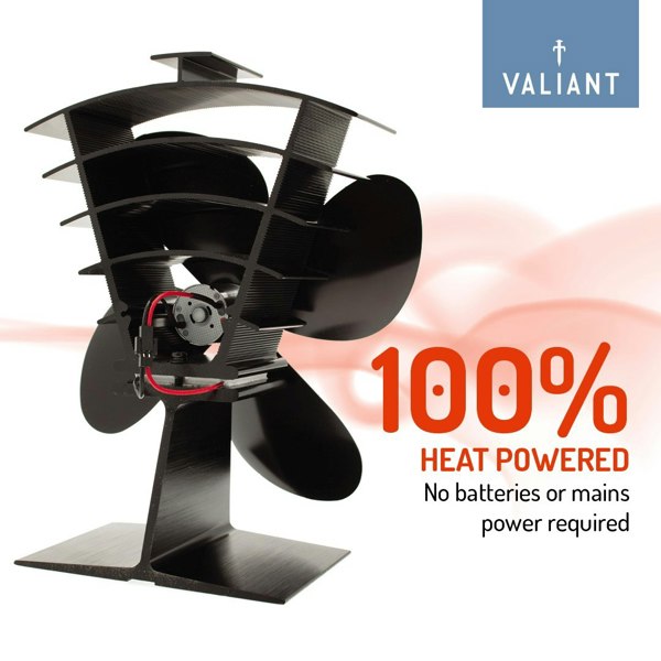 Valiant Heat Powered Stove Fan