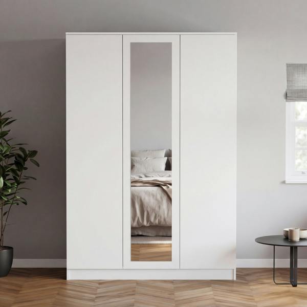 Vida Designs Denver 3 Door Mirrored Wardrobe