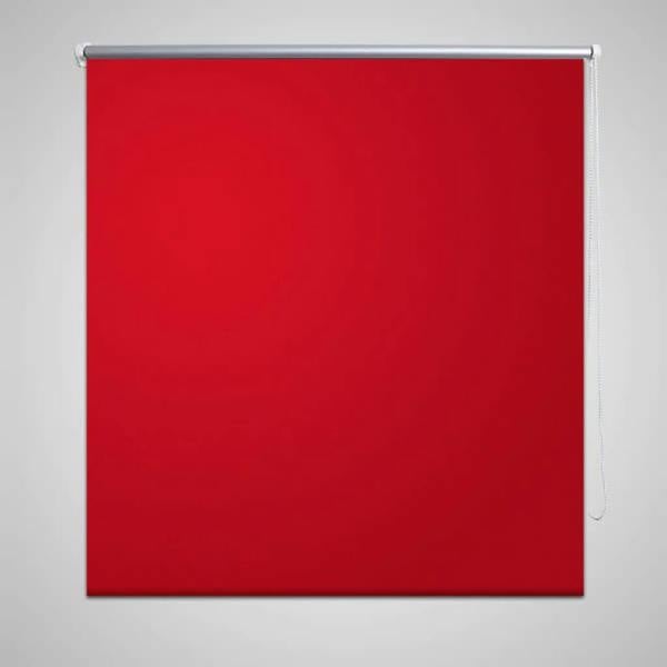 Berkfield Roller Blind Blackout 120 x 175 cm Red