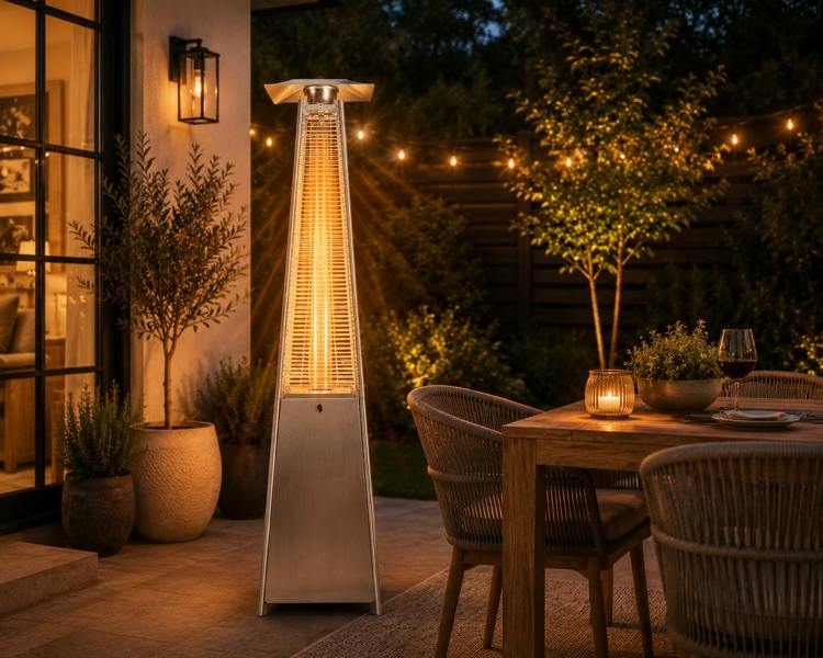 Groundlevel Pyramid Gas Patio Heater
