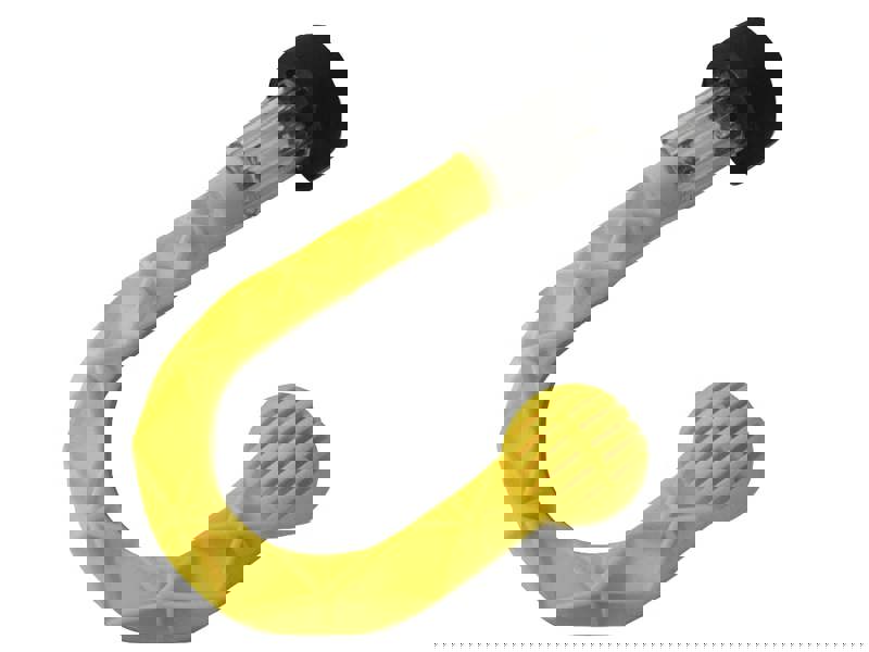 Towball Hitch Light (Solar Safety Security Ball Lock Trailer Towing Coupling Yellow)