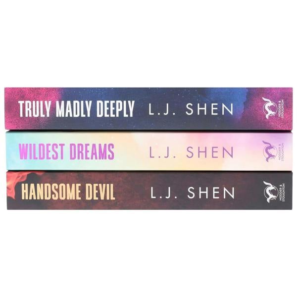 Forbidden Love Series by L.J. Shen 3 Books Collection Set (Truly Madly Deeply, Wildest Dreams and Handsome Devil)