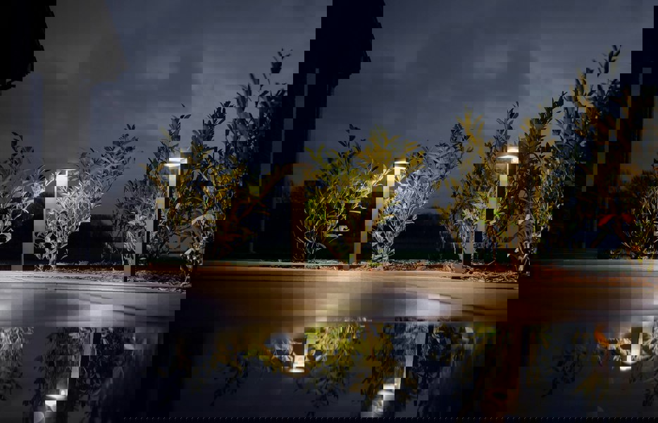 Nordlux Rica Round Solar | Garden light | Black