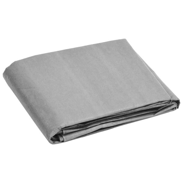 Berkfield Tarpaulin 180 g/m�__ 8x10 m Grey HDPE