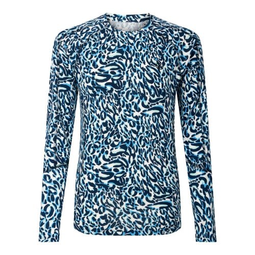 Dare 2B Womens Exchange III Animal Print Thermal Base Layer Set - Blue/White