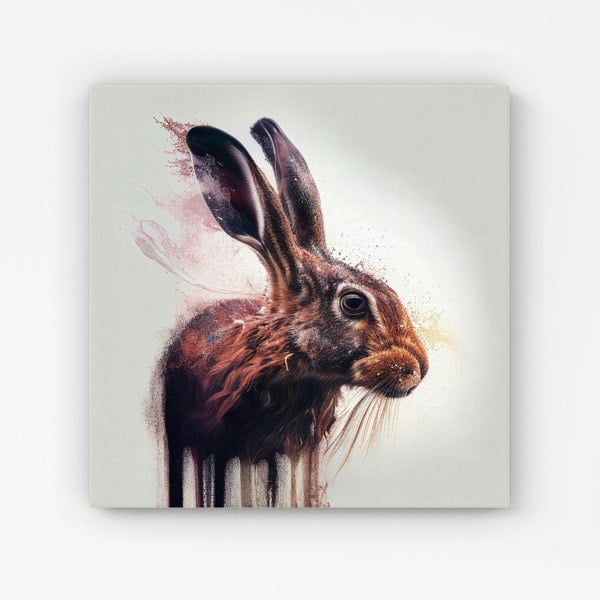 Warren Reed Hare Face Splashart Canvas