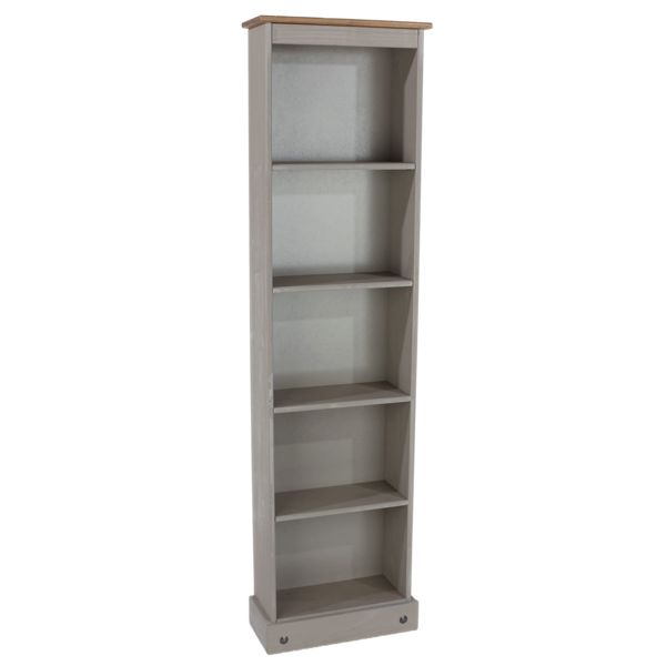 Core Products Corona Tall Narrow 5-Shelf Bookcase