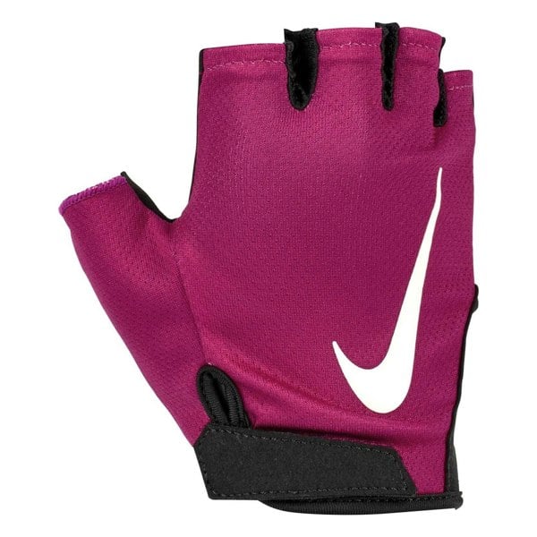 Nike Womens/Ladies Gym Essential 2024 Fitness Fingerless Gloves - Black/Fuchsia