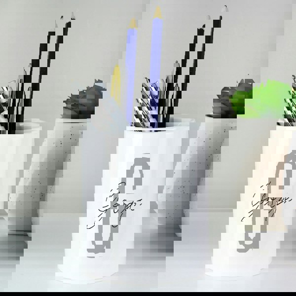 Personalised Memento Company Personalised Initial & Name Ceramic Storage Pot