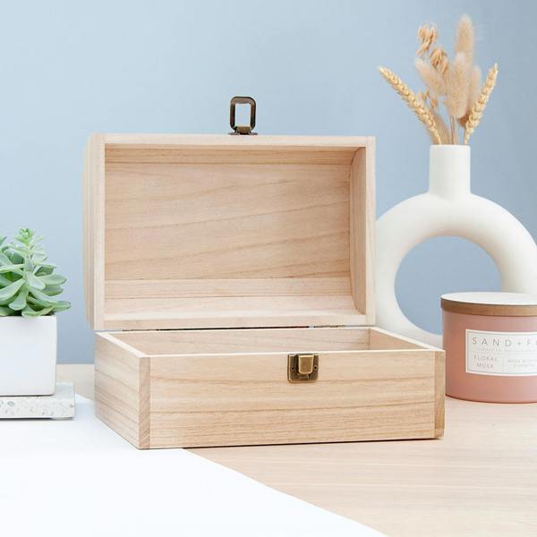 Abode Home & Gifts Personalised Wedding Date Keepsake Chest