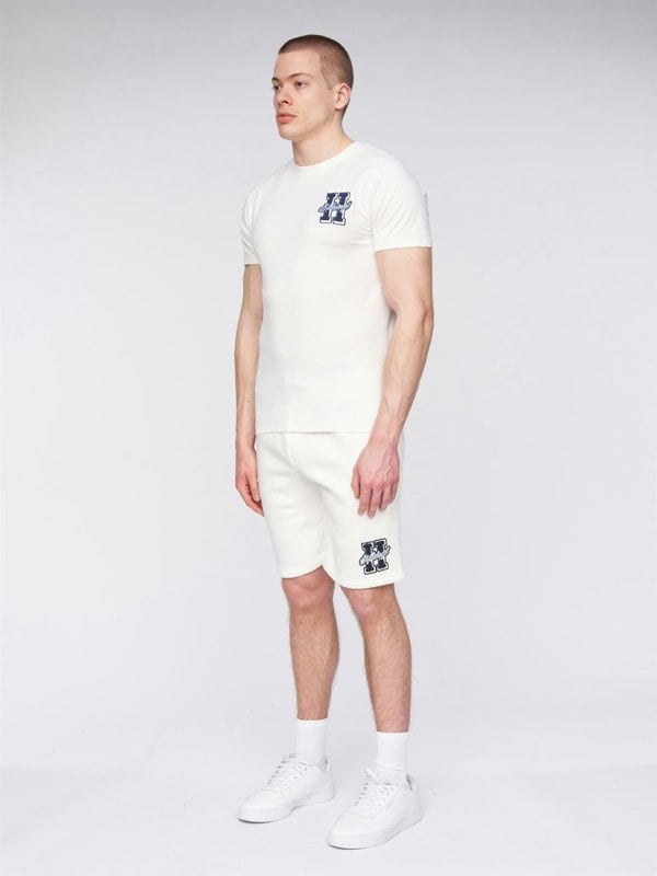 Henleys Aitchen Jog Shorts Off White